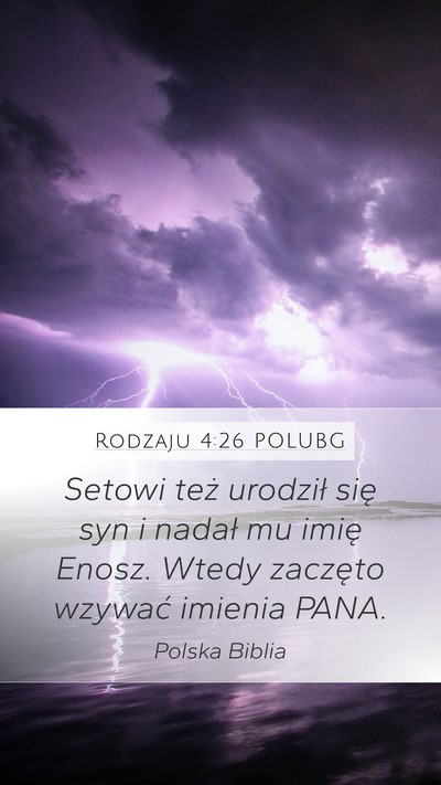 Rodzaju 4:26 POLUBG Bible Verse Image