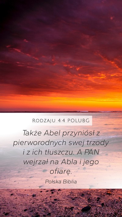 Rodzaju 4:4 POLUBG Bible Verse Image