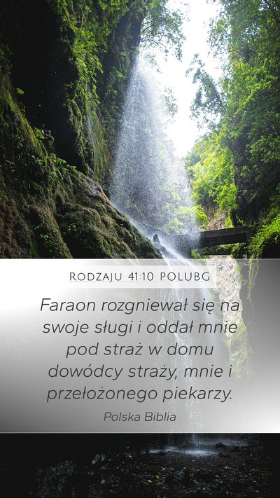 Rodzaju 41:10 POLUBG Bible Verse Image