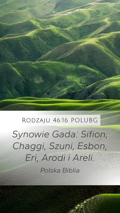 Rodzaju 46:16 POLUBG Bible Verse Image