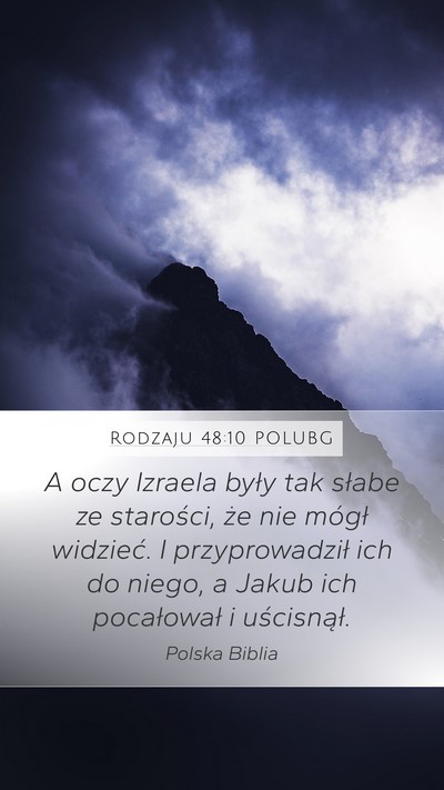 Rodzaju 48:10 POLUBG Bible Verse Image