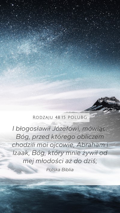 Rodzaju 48:15 POLUBG Bible Verse Image
