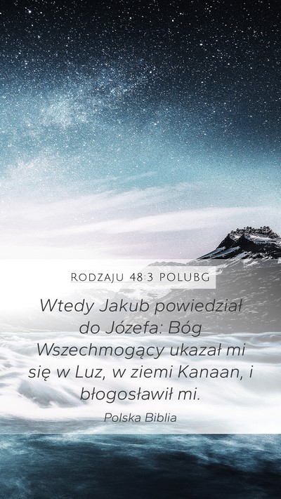 Rodzaju 48:3 POLUBG Bible Verse Image