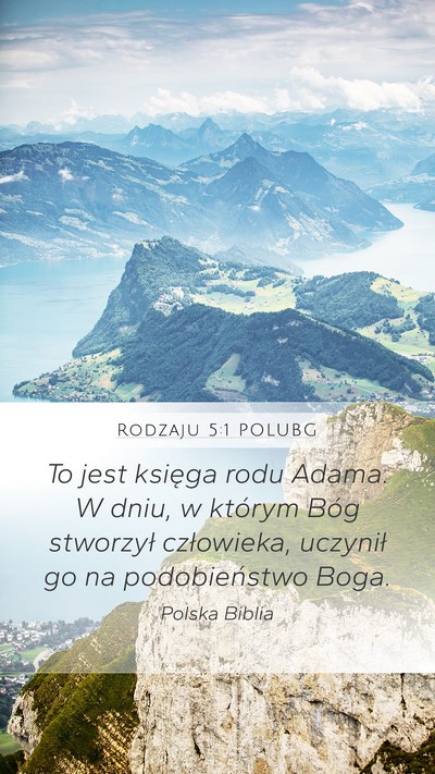 Rodzaju 5:1 POLUBG Bible Verse Image