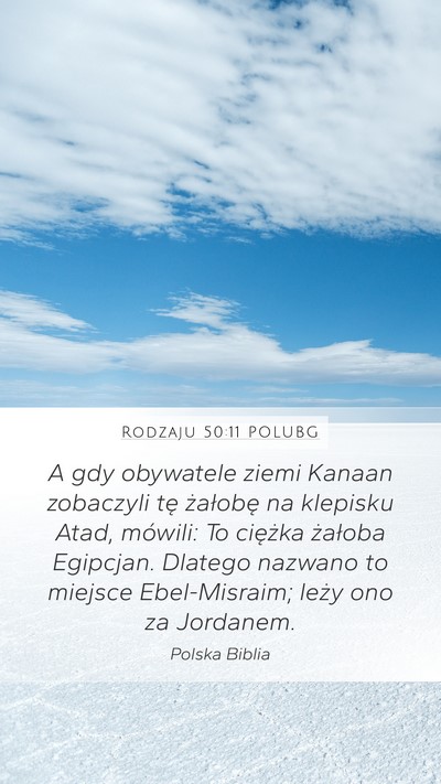 Rodzaju 50:11 POLUBG Bible Verse Image