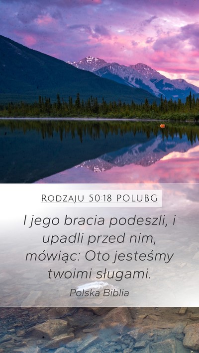Rodzaju 50:18 POLUBG Bible Verse Image