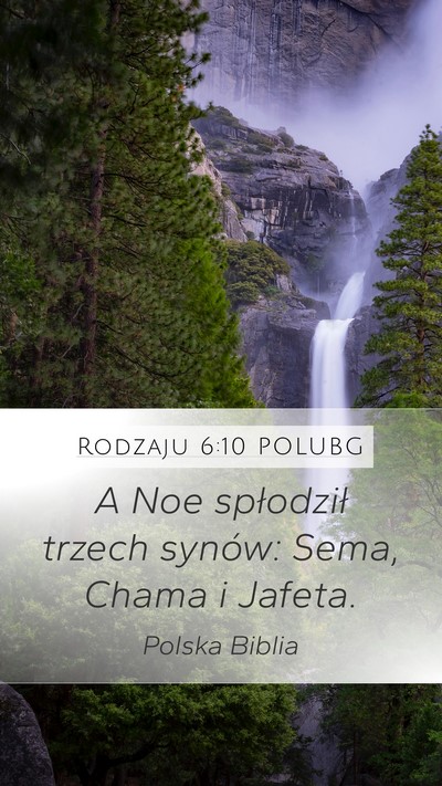 Rodzaju 6:10 POLUBG Bible Verse Image