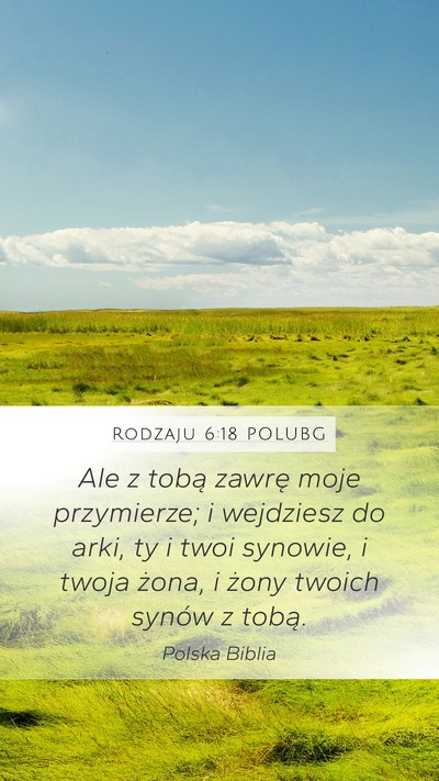 Rodzaju 6:18 POLUBG Bible Verse Image
