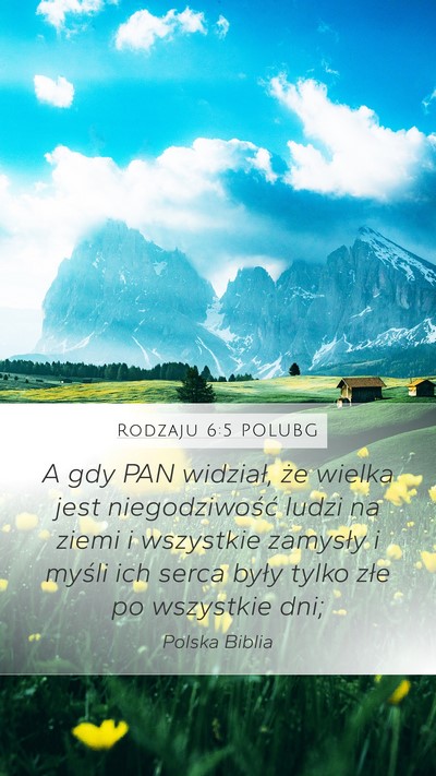 Rodzaju 6:5 POLUBG Bible Verse Image