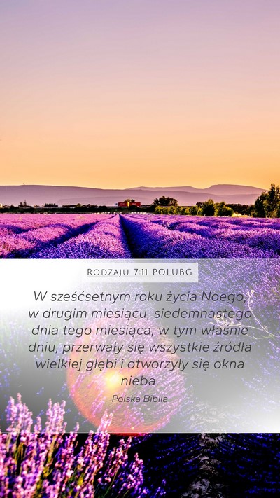 Rodzaju 7:11 POLUBG Bible Verse Image