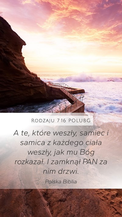Rodzaju 7:16 POLUBG Bible Verse Image