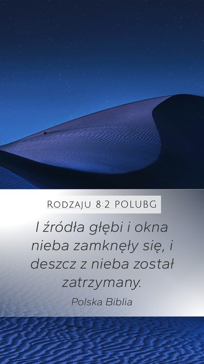 Rodzaju 8:2 POLUBG Mobile Phone Wallpaper - I źródła głębi i okna nieba zamknęły się, - Mobile Bible Verse Wallpaper