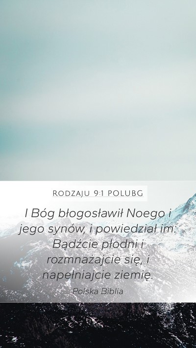 Rodzaju 9:1 POLUBG Bible Verse Image