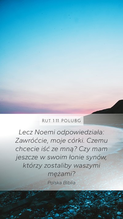 Rut 1:11 POLUBG Bible Verse Image
