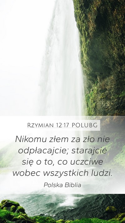 Rzymian 12:17 POLUBG Bible Verse Image