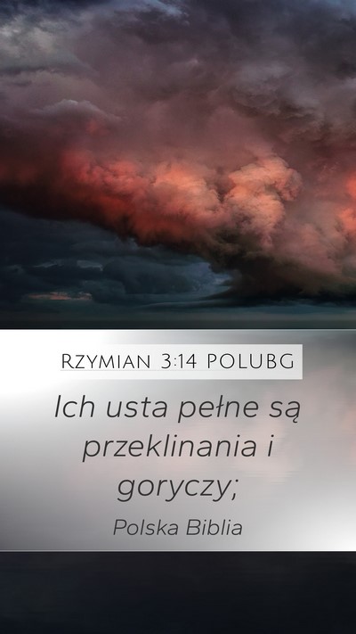 Rzymian 3:14 POLUBG Bible Verse Image