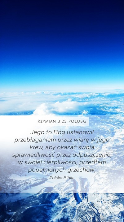 Rzymian 3:25 POLUBG Bible Verse Image