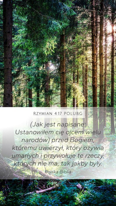 Rzymian 4:17 POLUBG Bible Verse Image