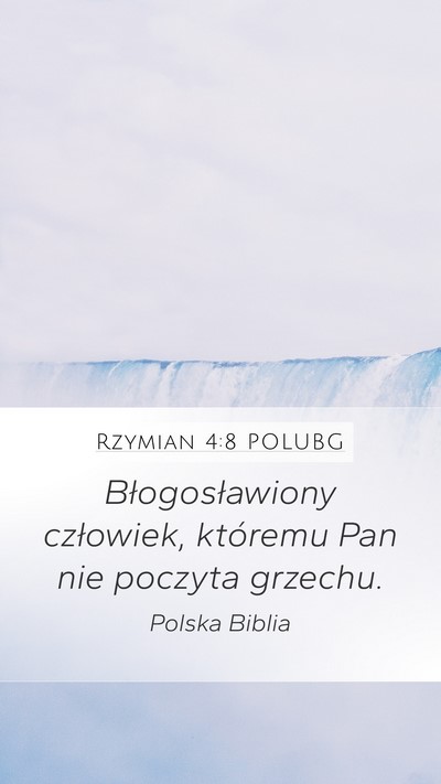 Rzymian 4:8 POLUBG Bible Verse Image