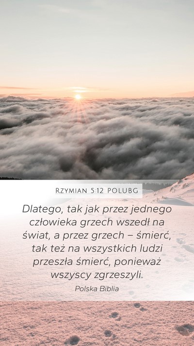 Rzymian 5:12 POLUBG Bible Verse Image