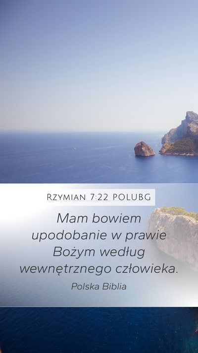 Rzymian 7:22 POLUBG Bible Verse Image
