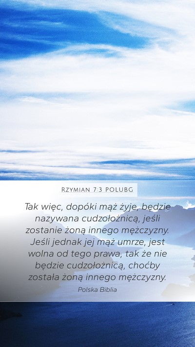 Rzymian 7:3 POLUBG Bible Verse Image