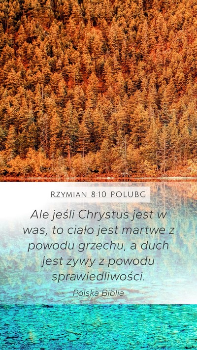 Rzymian 8:10 POLUBG Bible Verse Image