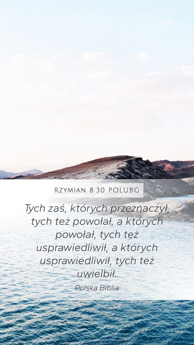 Rzymian 8:30 POLUBG Bible Verse Image