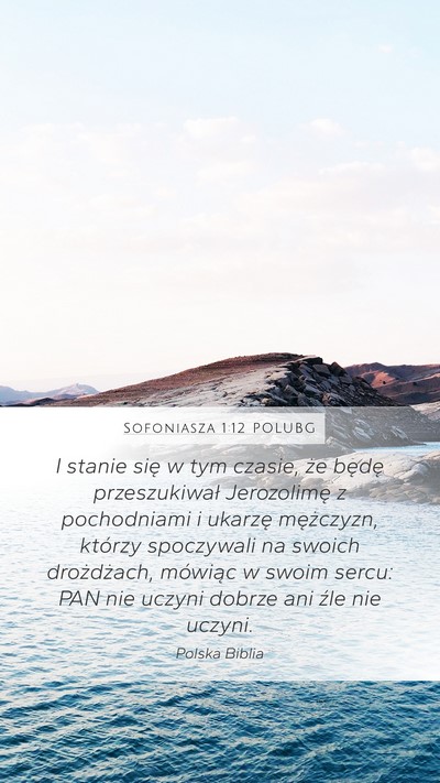 Sofoniasza 1:12 POLUBG Bible Verse Image