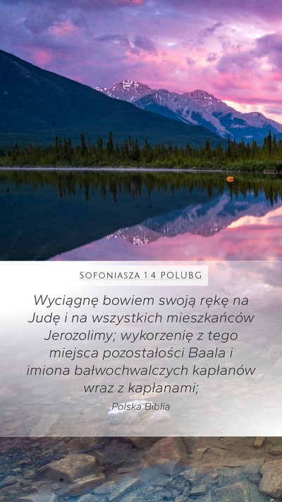 Sofoniasza 1:4 POLUBG Bible Verse Image