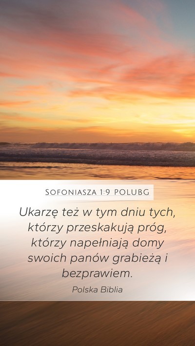 Sofoniasza 1:9 POLUBG Bible Verse Image