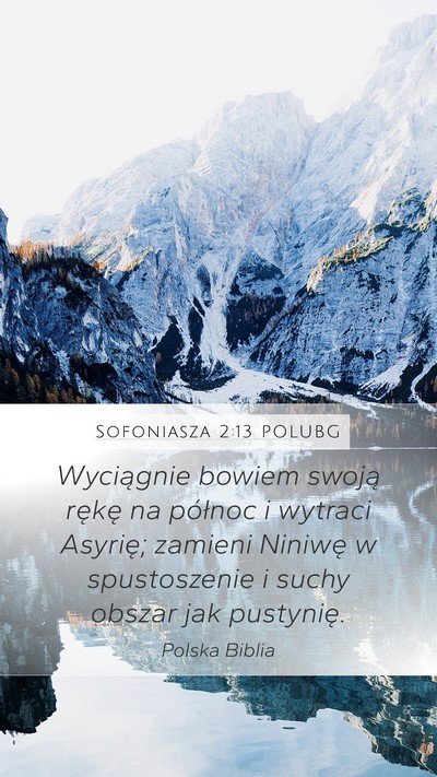 Sofoniasza 2:13 POLUBG Bible Verse Image