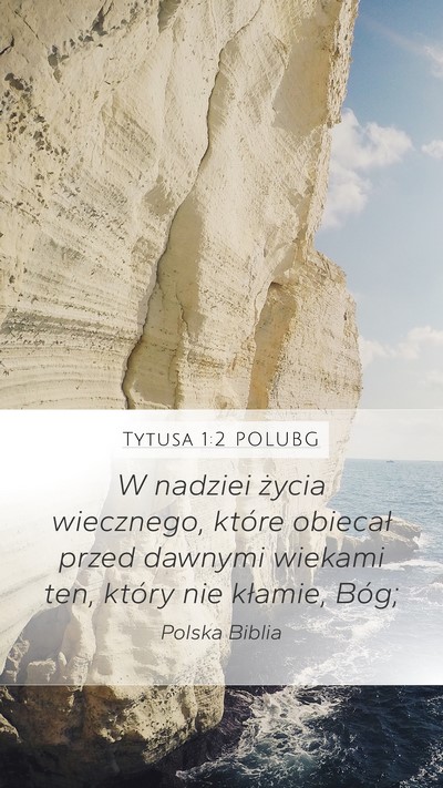 Tytusa 1:2 POLUBG Bible Verse Image