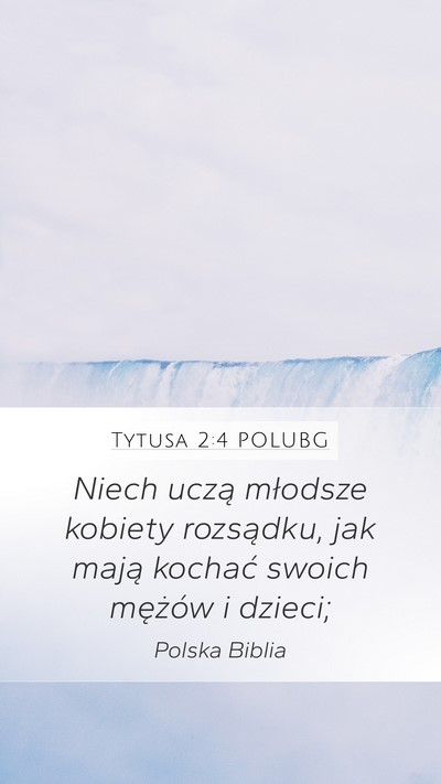 Tytusa 2:4 POLUBG Bible Verse Image