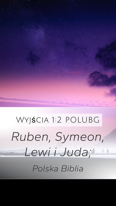 Wyjścia 1:2 POLUBG Bible Verse Image