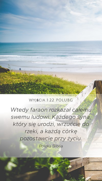 Wyjścia 1:22 POLUBG Bible Verse Image