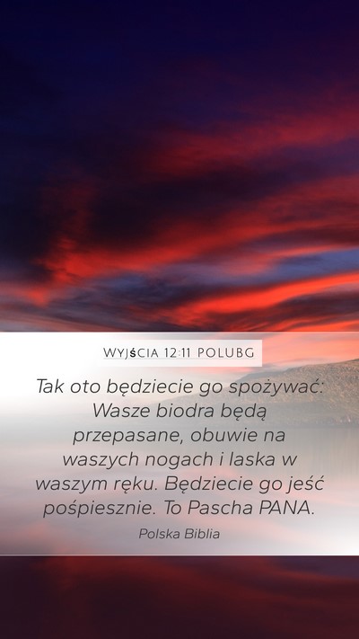 Wyjścia 12:11 POLUBG Bible Verse Image