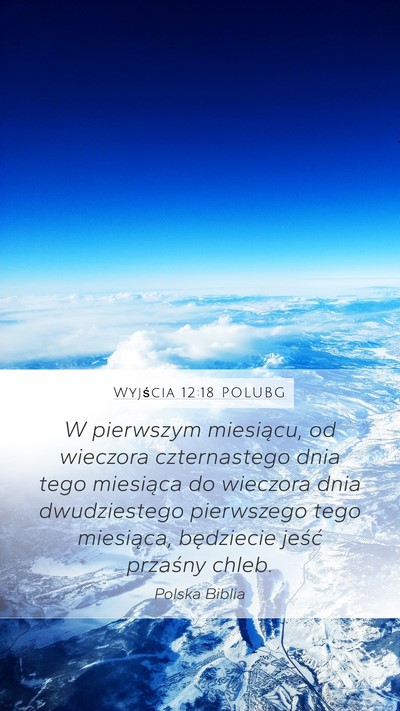 Wyjścia 12:18 POLUBG Bible Verse Image