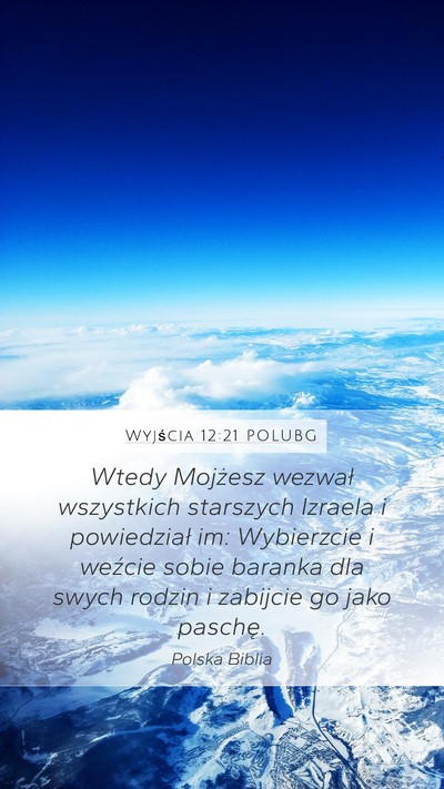 Wyjścia 12:21 POLUBG Bible Verse Image