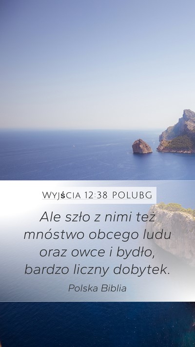 Wyjścia 12:38 POLUBG Bible Verse Image