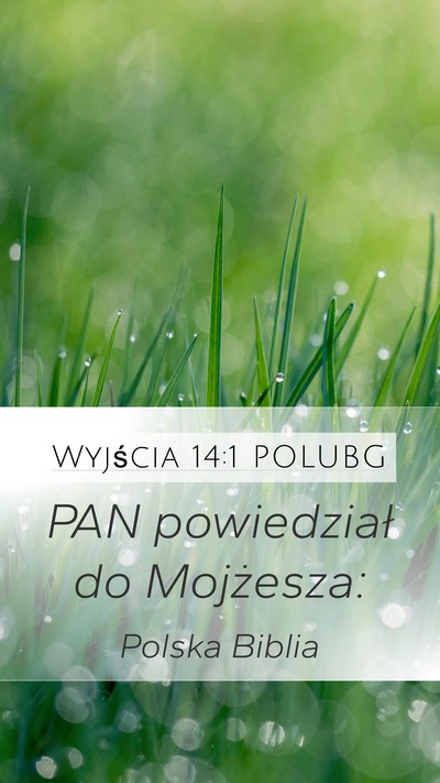 Wyjścia 14:1 POLUBG Bible Verse Image