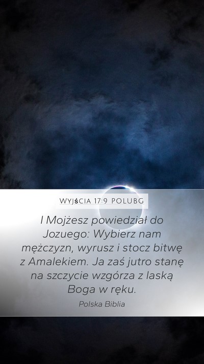 Wyjścia 17:9 POLUBG Bible Verse Image