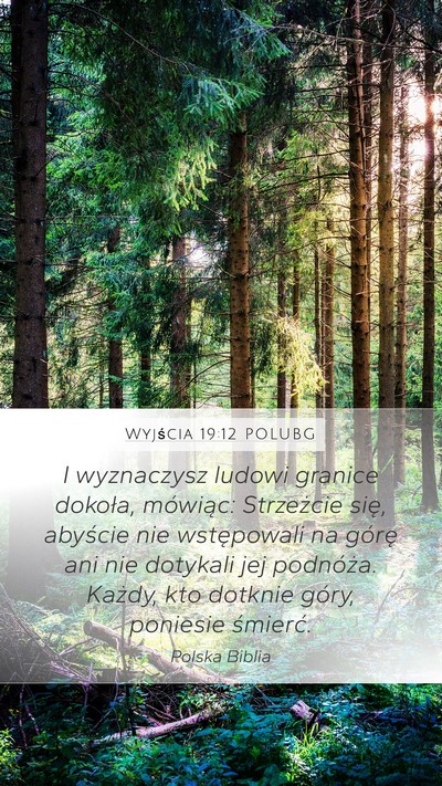 Wyjścia 19:12 POLUBG Bible Verse Image