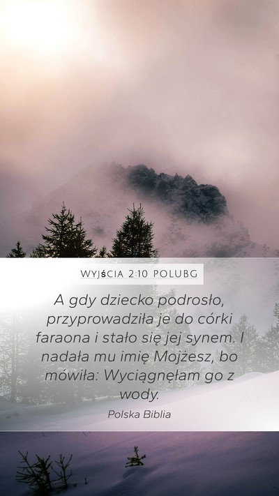 Wyjścia 2:10 POLUBG Bible Verse Image