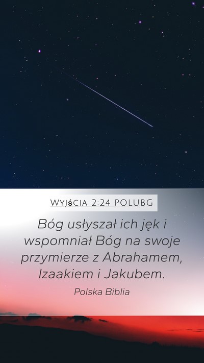 Wyjścia 2:24 POLUBG Bible Verse Image