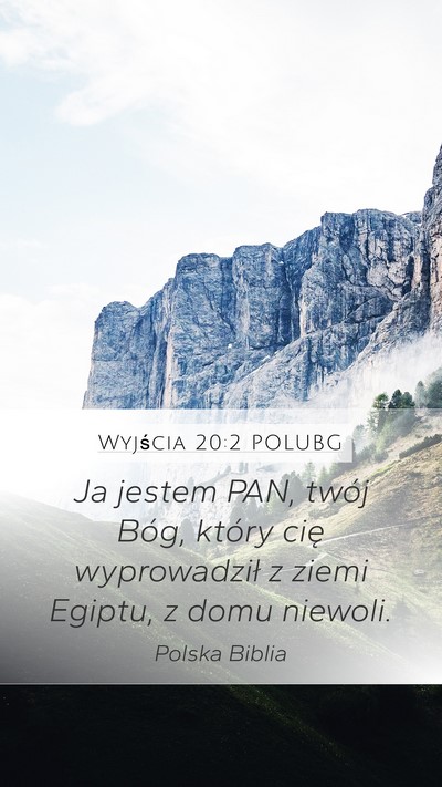 Wyjścia 20:2 POLUBG Bible Verse Image