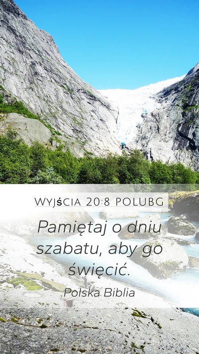 Wyjścia 20:8 POLUBG Bible Verse Image