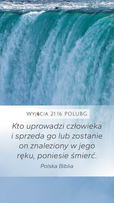 Wyjścia 21:16 POLUBG Bible Verse Image