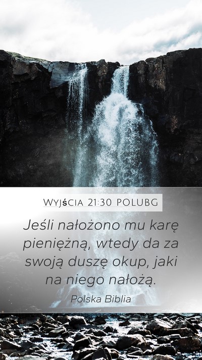 Wyjścia 21:30 POLUBG Bible Verse Image