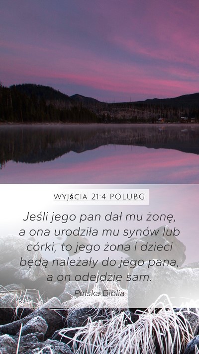 Wyjścia 21:4 POLUBG Bible Verse Image